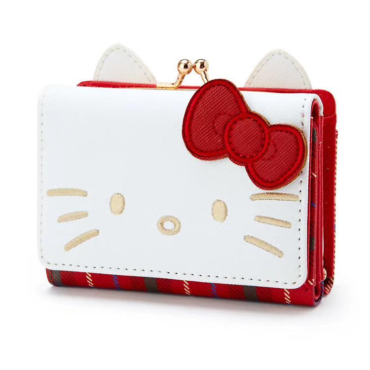 Zhongyun Hello Kitty Kawaii New Women Casual Cropped Wallet Sanrio Mymelody Cinnamoroll Kuromi Anime Cartoon Shape Zip Card Holder Wallet