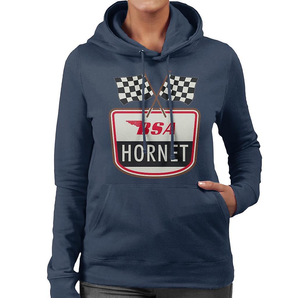 BSA Hornet Women's Hooded Sweatshirt Navy Blue Small