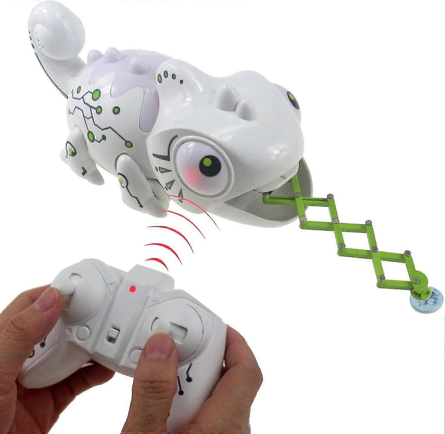 Shmshng Rc Chameleon Remote Control Animal Toy Electric Lizard Electronic Pets Car Vehicle Kids Birthday Gif