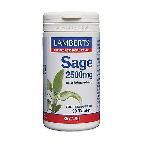 Lamberts Sage 90 tablets of 2500mg