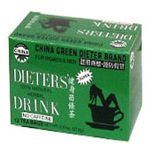 Uncle Lees Teas Dieters Tea China Green, 12 Bags (Pack of 1)