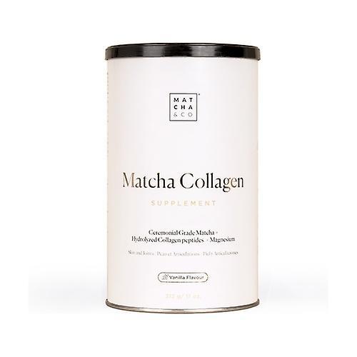 Matcha & Co Collagen with magnesium and vanilla flavored matcha tea 312 g of powder (Vanilla - Matcha)