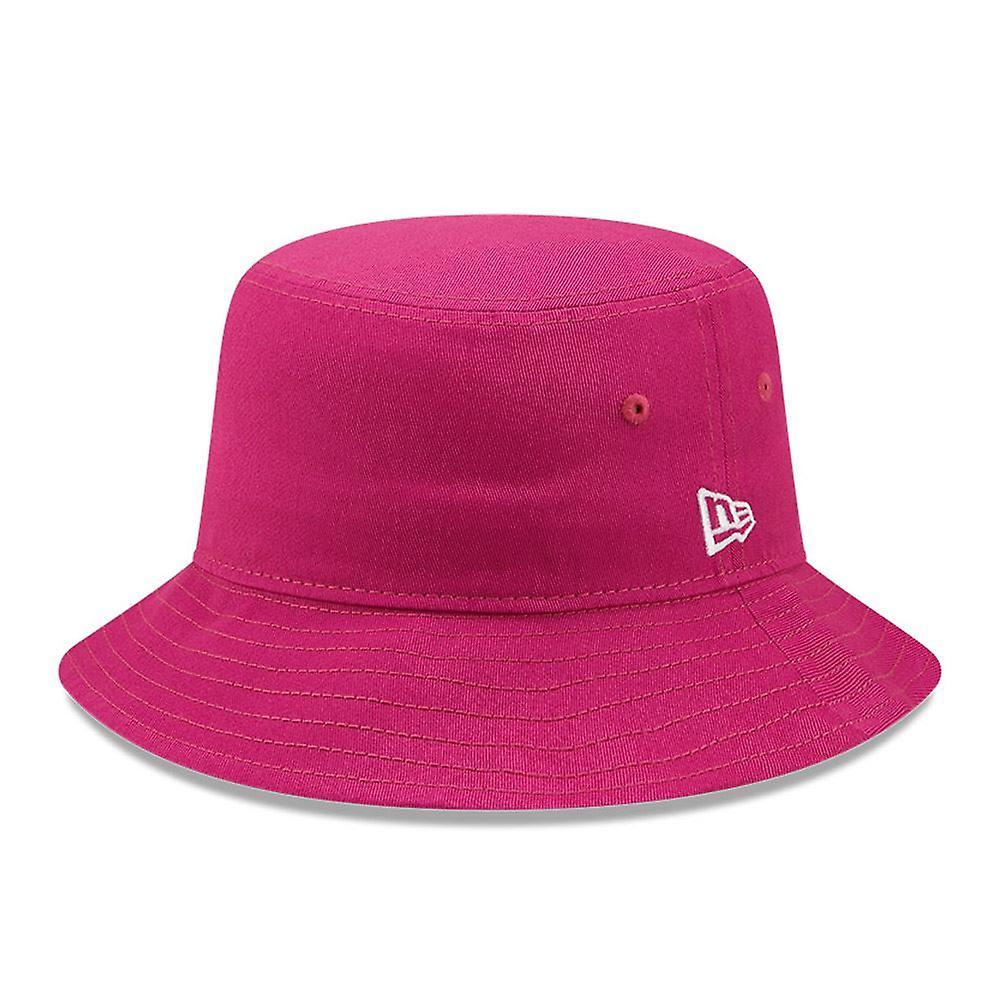 New Era Men's Essential Tapered Bucket Hat ~ Bucket Hat Pink One Size