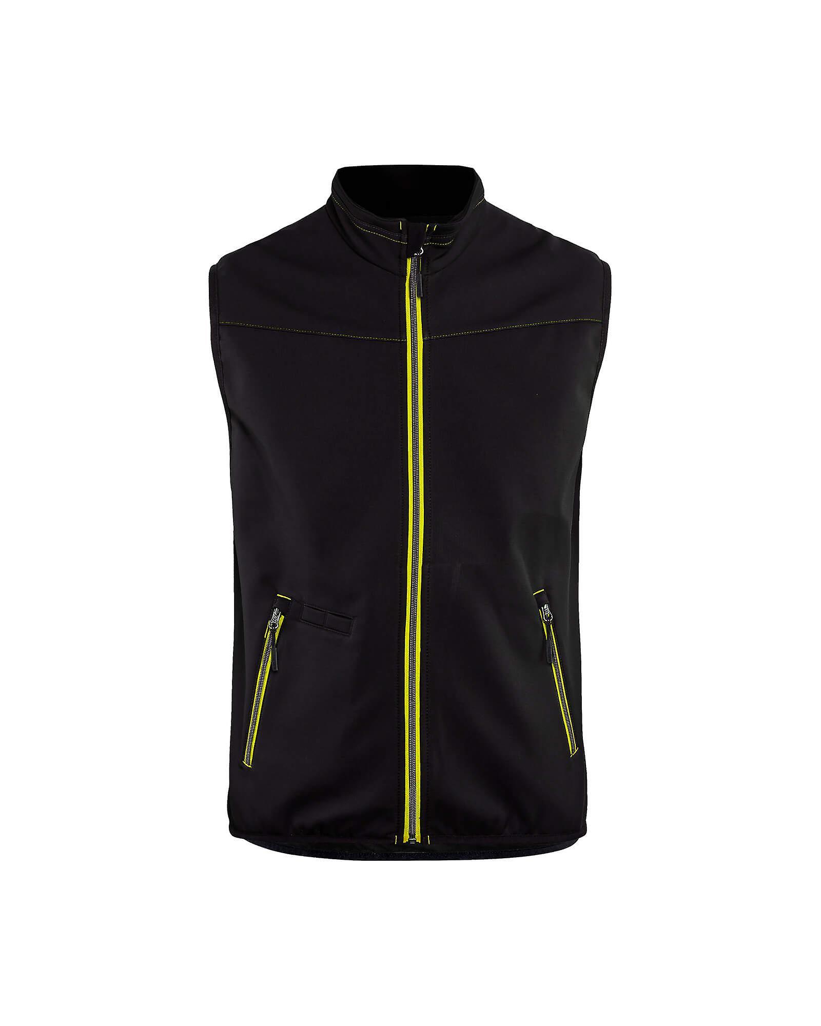 Blaklader 3850 softshell gilet vest - mens (38502516) Black/yellow L