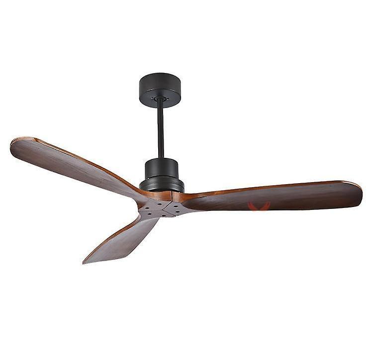 Slowmoose Industrial Vintage Ceiling Fan Without Light - Simple Design 52 inch mold / 110V