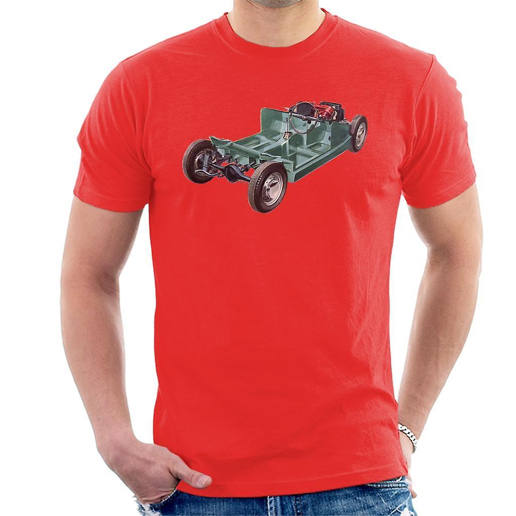 Austin Healey Sprite Mark II British Motor Heritage Men's T-Shirt Red Large