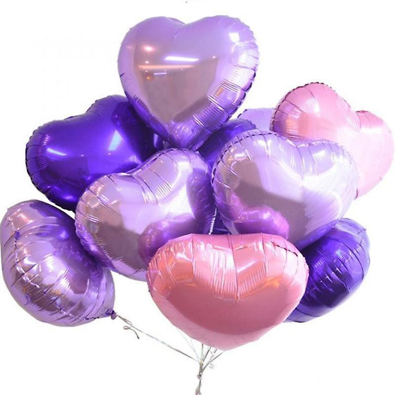 Slowmoose 10pcs Foil Balloons, Latex Balloons For Wedding / Birthday Party Decorations 10pcs mixed 3 color [200006153