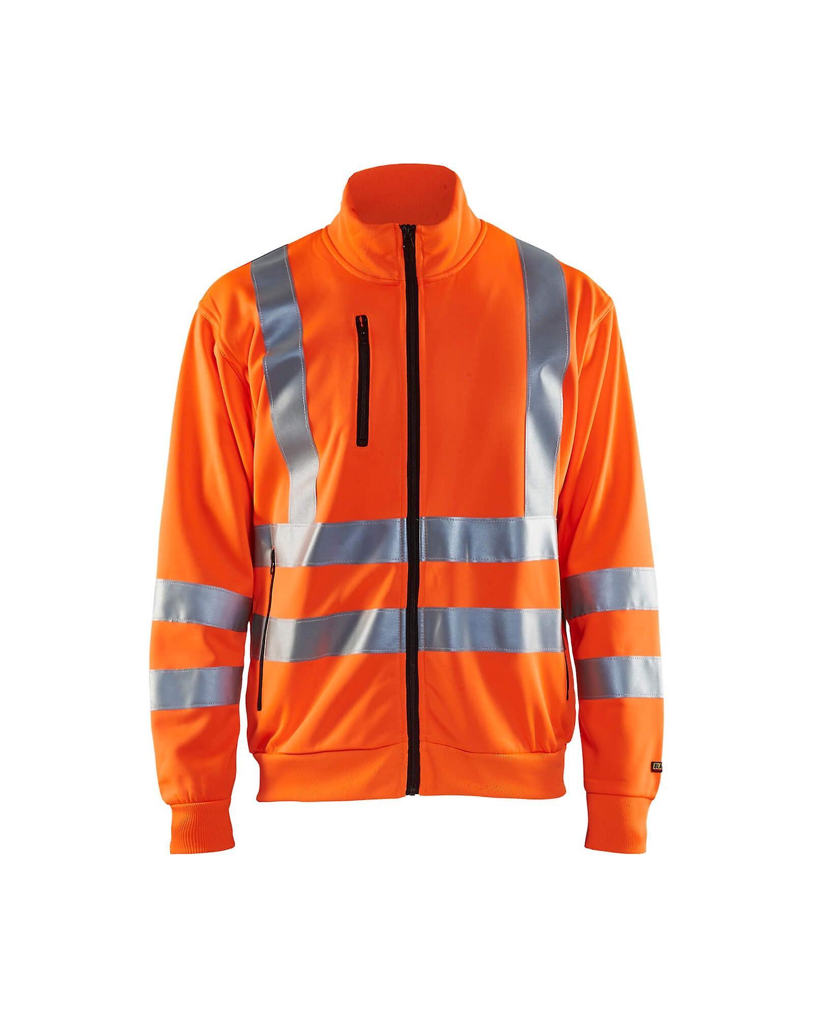 Blaklader 3358 work sweatshirt hi-vis - mens (33581974) Orange Xxxl