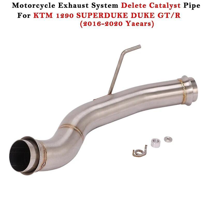 Youping For KTM 1290 SUPERDUKE DUKE GT R 2016 - 2020 Motorcycle Exhaust Escape System Modified Muffler Delete Catalyst Middle Link Pipe