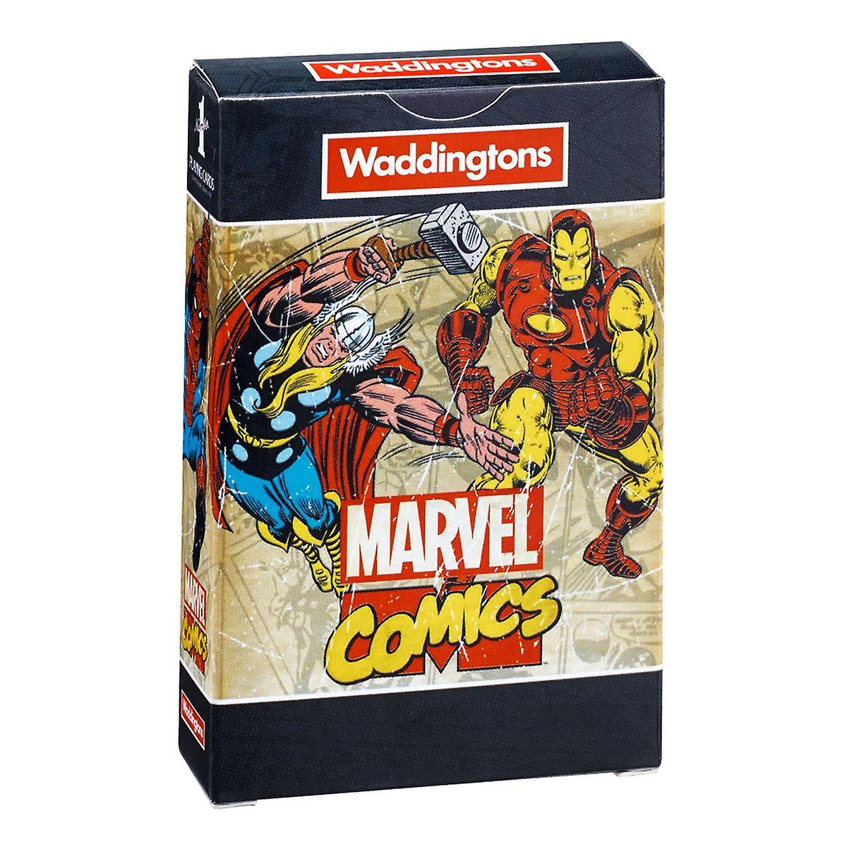 Marvel Comic Retro Waddingtons Number 1 Playing Cards Marvel Comics Retro