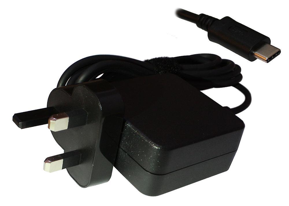 Power4Laptops Dell XPS 13 9380 Compatible Laptop Power AC Adapter Charger With Built In UK Plug