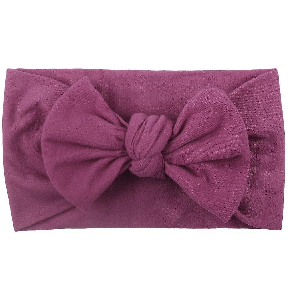 Slowmoose Baby Headband- Bow Design Headwear Purple 3