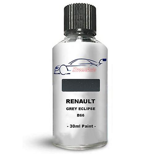 Auto Car Specialist Touch up paint for renault nevada grey eclipse b66 stone chip brush