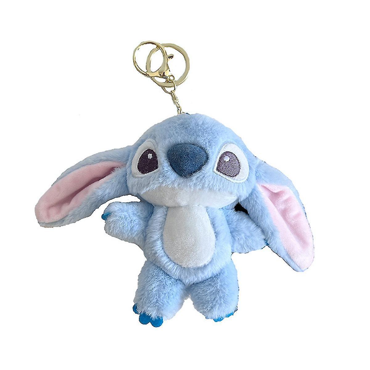 Tikuajgift Cute Stitch Plush Keychain Doll Toy Key Ring Key Chain Bag Pendant Keyring