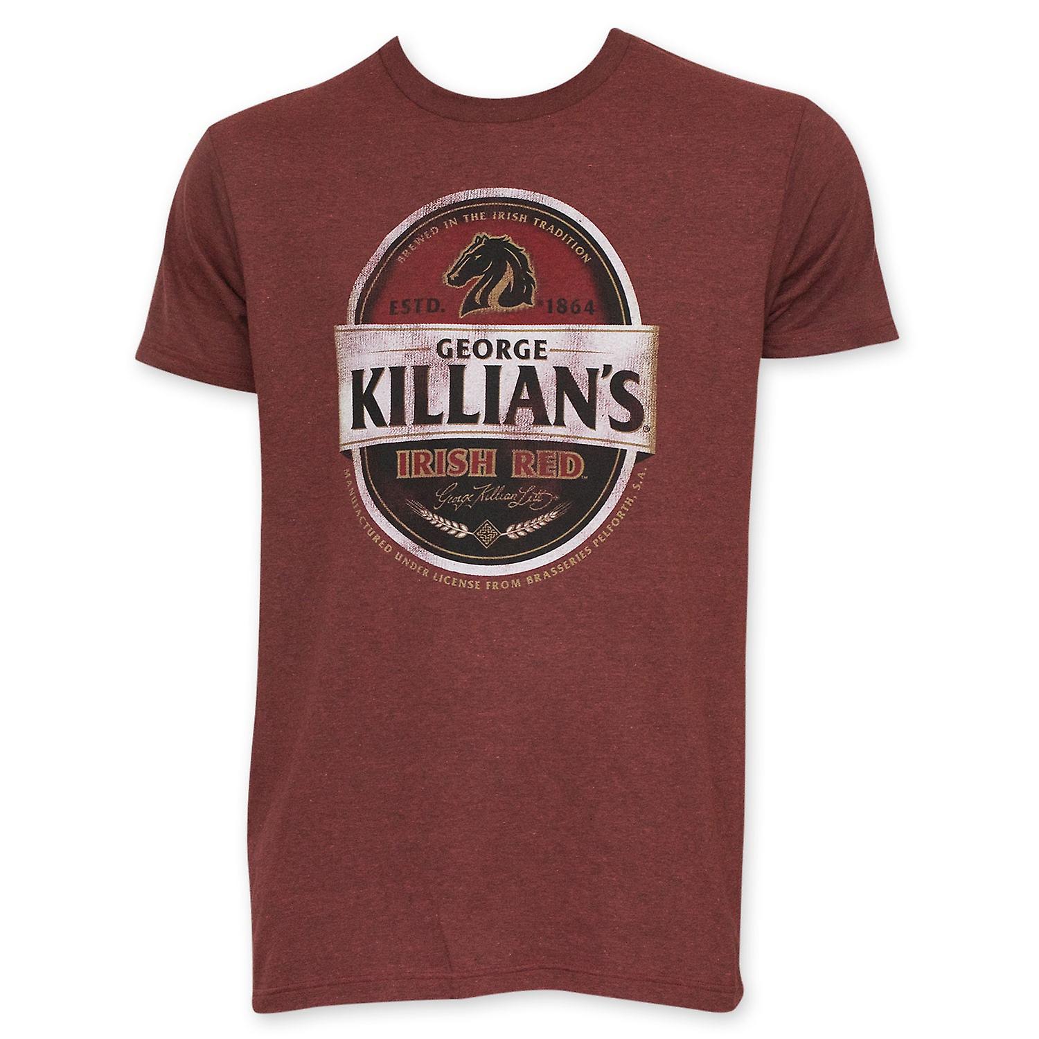 Beers Killian's Irish Red Men's Red Tee Shirt Large