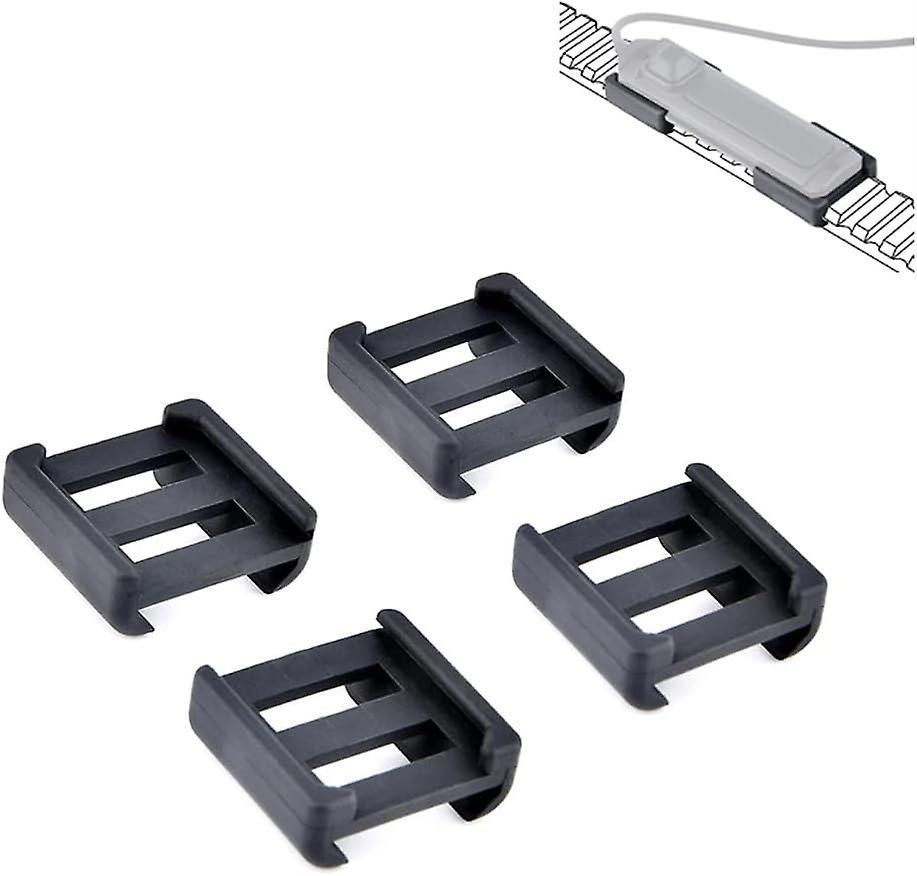 Syzyql Tactical Flashlight Pressure Switch Mount Clips - For Peq-15/hl-x/d2/tl (4 Packs)