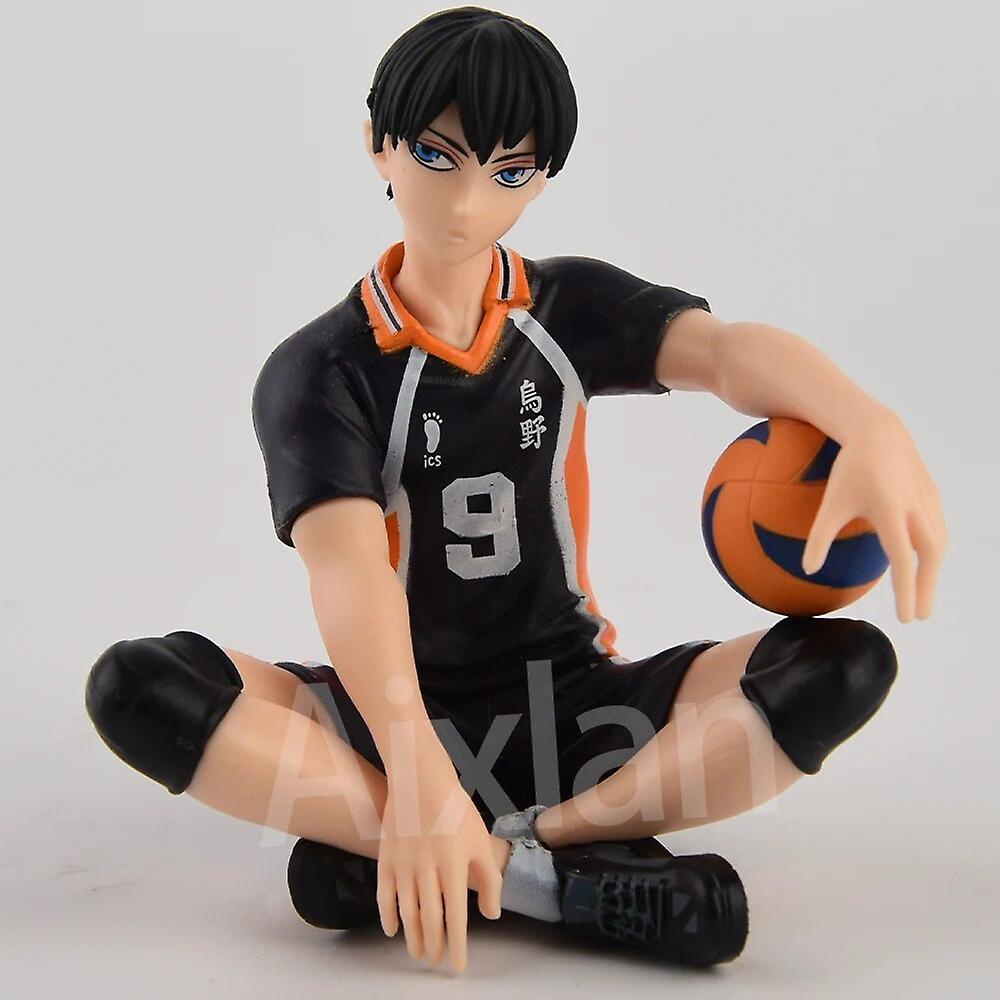 Visgaler 10cm Haikyuu!!  Anime Figure Hinata Shoyo Tobio Kageyama Pvc Action Figure Yu Nishinoya Figurine Collectible Model Toys Kid Gift 10cm C no...