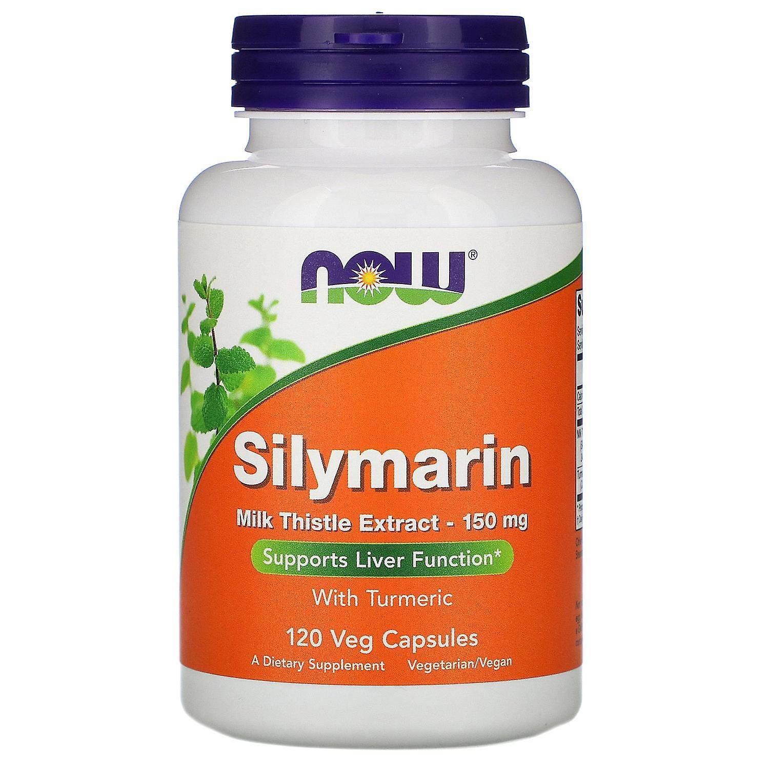 Now Foods, Silymarin, Milk Thistle Extract, 150 mg, 120 Veg Capsules