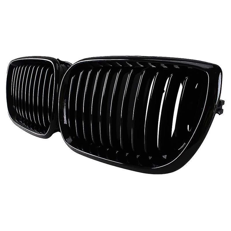 Grill for E46 3 Series Gloss Black Front Hood Kidney Grill compatible with - E46 3 Series 2002-2005 4D Sedan 318I 320I 323I 328I Front