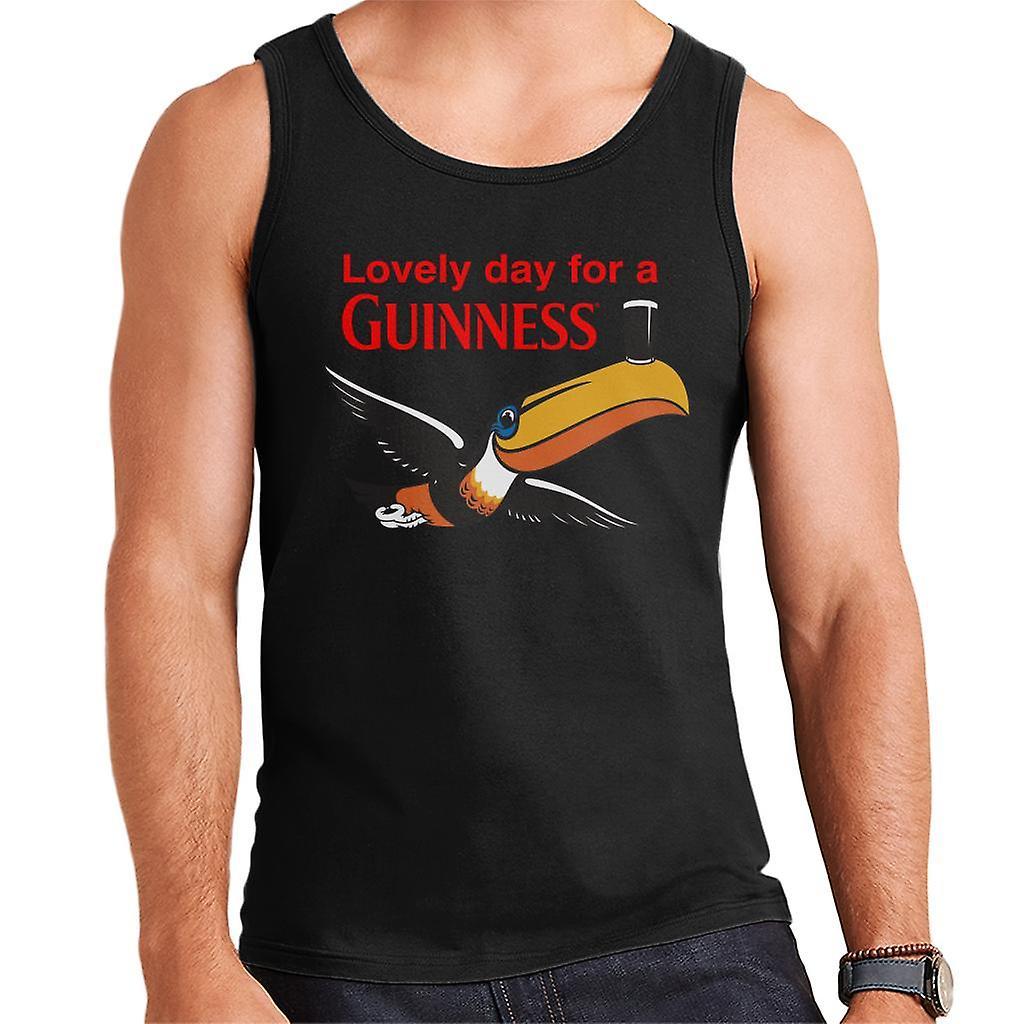 Guinness Toucan Lovely Day For A Guinness Men's Vest Black Large