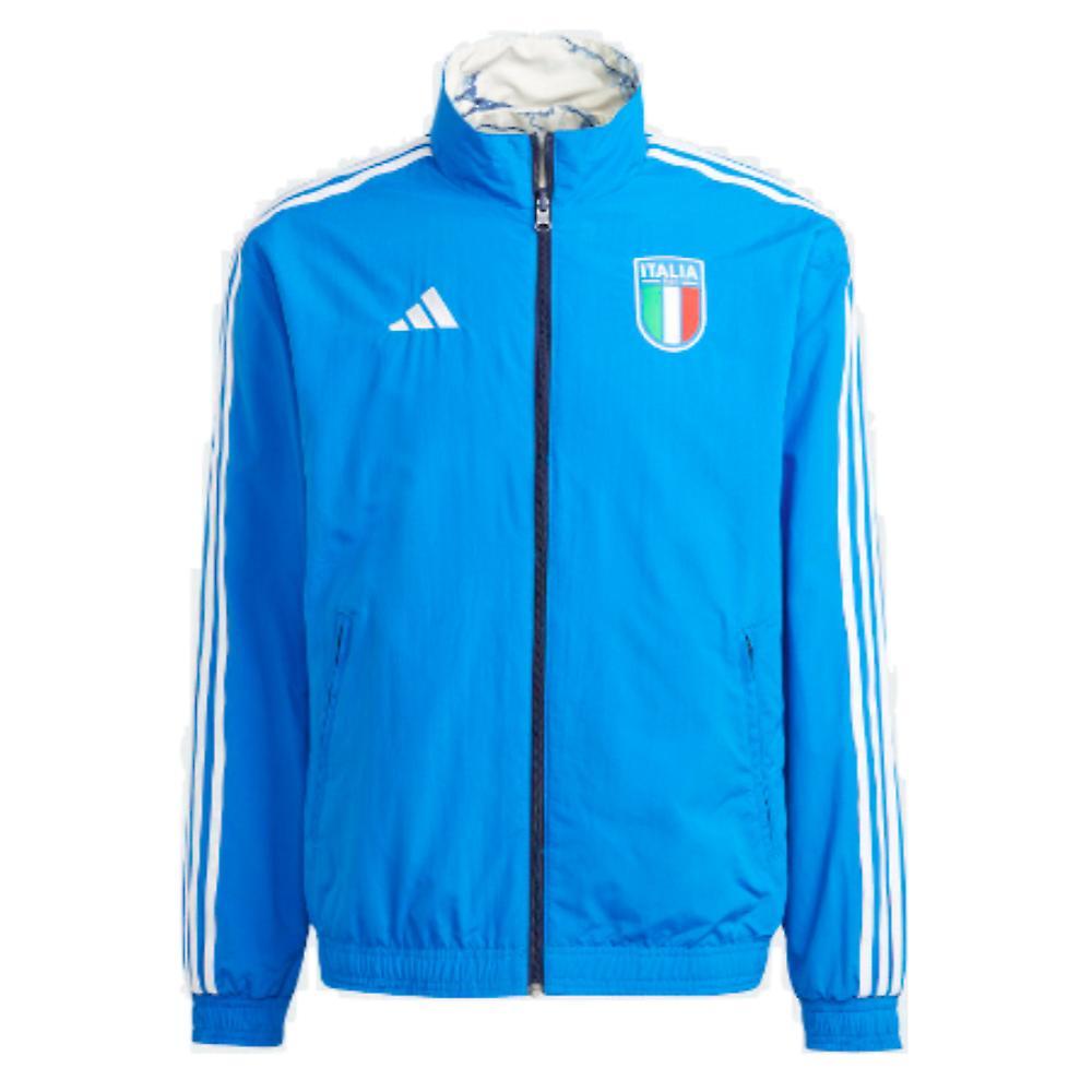 Adidas 2023-2024 Italy Reversible Anthem Jacket (Blue) XXL 46-48 inch Chest