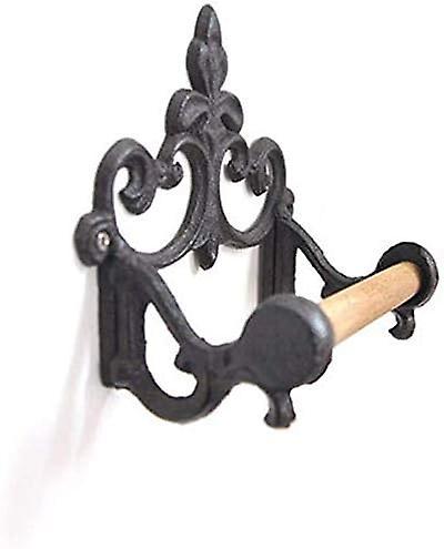 Nirvana Vintage Cast Iron Toilet Paper Holder For Kitchen And Bathroom