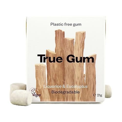 True Gum Licorice and eucalyptus flavored gum 21 g (Eucalyptus - Licorice)