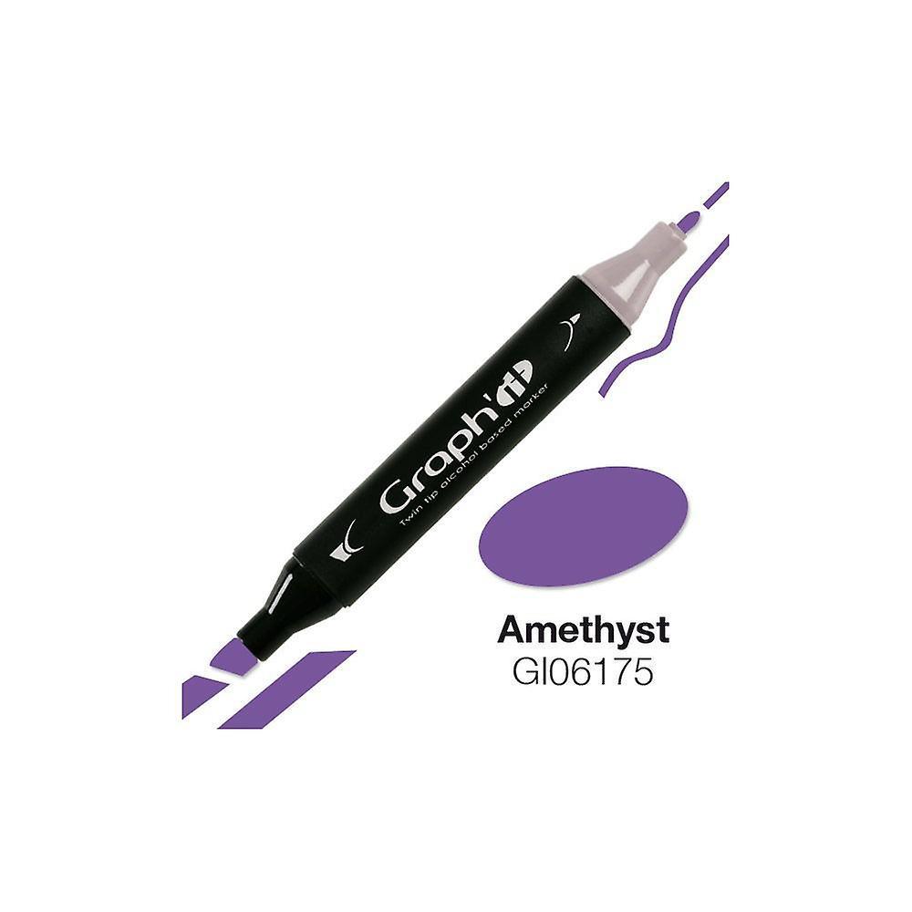 Graph'It Double Tip Marker - Amethyst Purple 15 x 1,5 x 1,5 cm