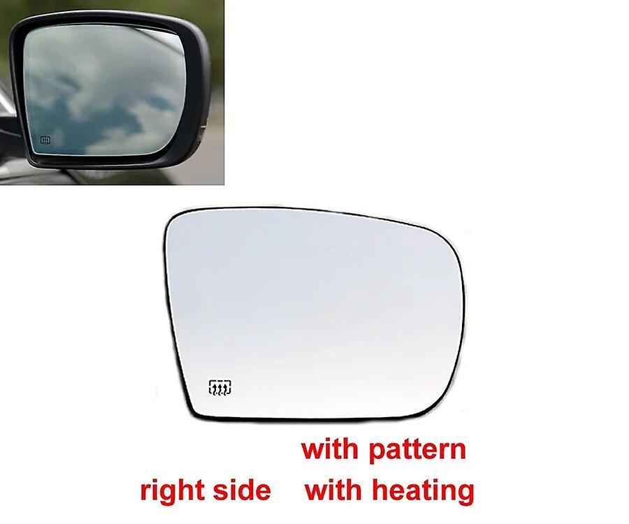 Bicaco For Maserati Ghibli 2013 2014 2015 2016 2017 Car Accessories Rearview Mirror Lenses Side Reflective Glass Lens With Heating 1pcs right pattern