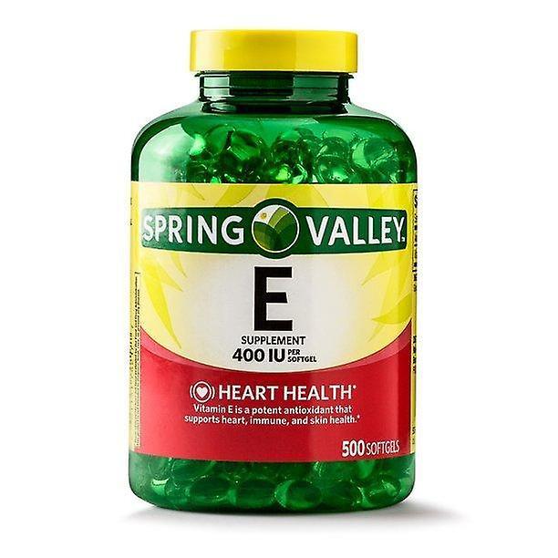 Spring Valley Vitamin E Softgels, 400 Iu, 500 Count