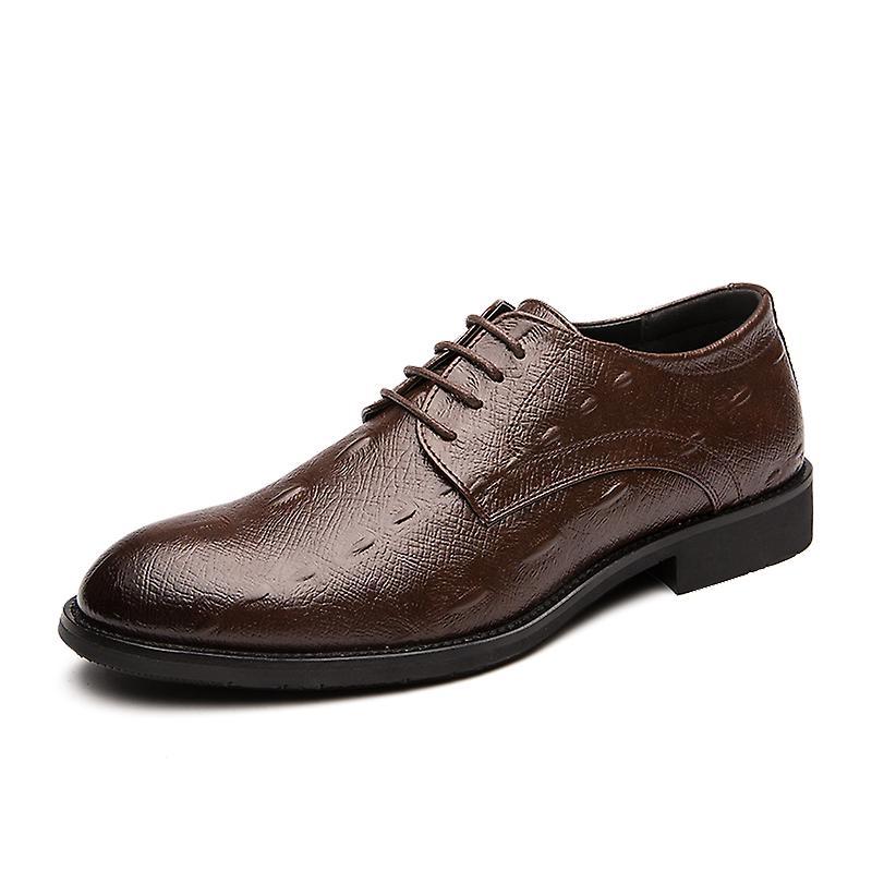 Mickcara Men's Oxford Shoe Brown Eu38