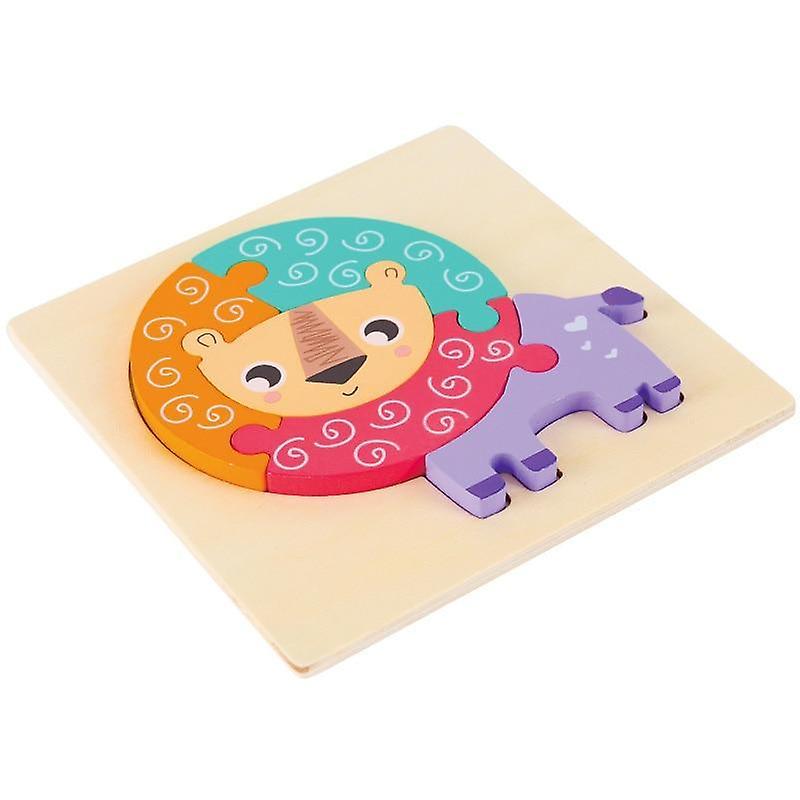 Slowmoose High-quality  3d Wooden Puzzle Educational lion