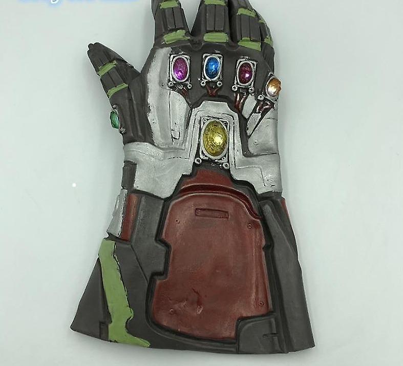 Slowmoose 4 Endgame Thanos War Gauntlet Led Light Glove Brown