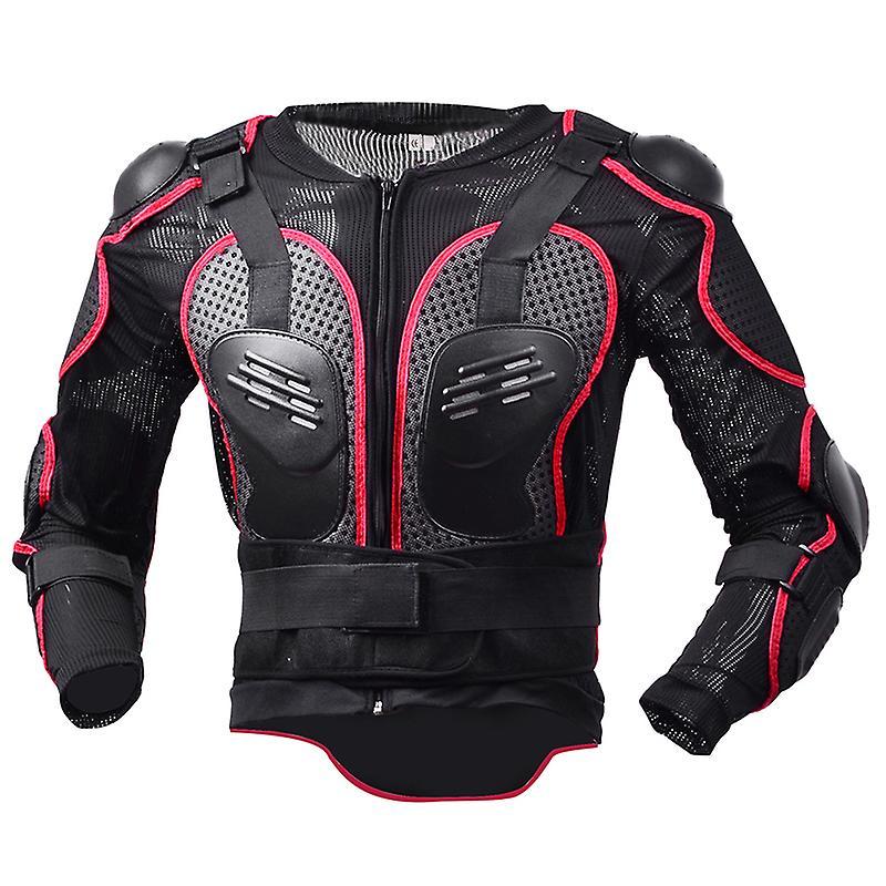 Pyltt Full Body Armor Protective Jackets Street Motocross Protector With Back Protection Men Red M