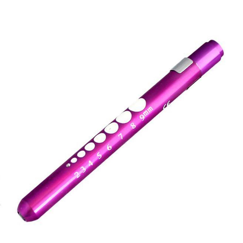 Hislaves Medical First Aid LED Pen Light Flashlight Torch Doctor Nurse EMT Emergency Kit Purple