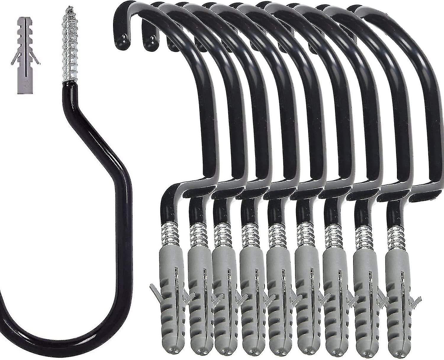 Tianzun Bicycle Hooks 10 Pieces Bicycle Storage Hooks Screw Hooks