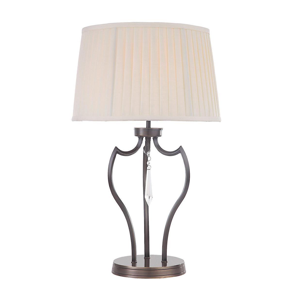 Pimlico 1 Light Table Lamp Dark Bronze E27