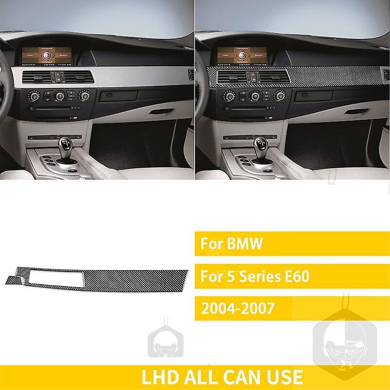 Vehicles & Parts For BMW 5 Series E60 2004-2010 Accessories Carbon Fiber Car Interior Gear Shift Door Panel  Trim Sticker Decoration Vehicle Decor ...