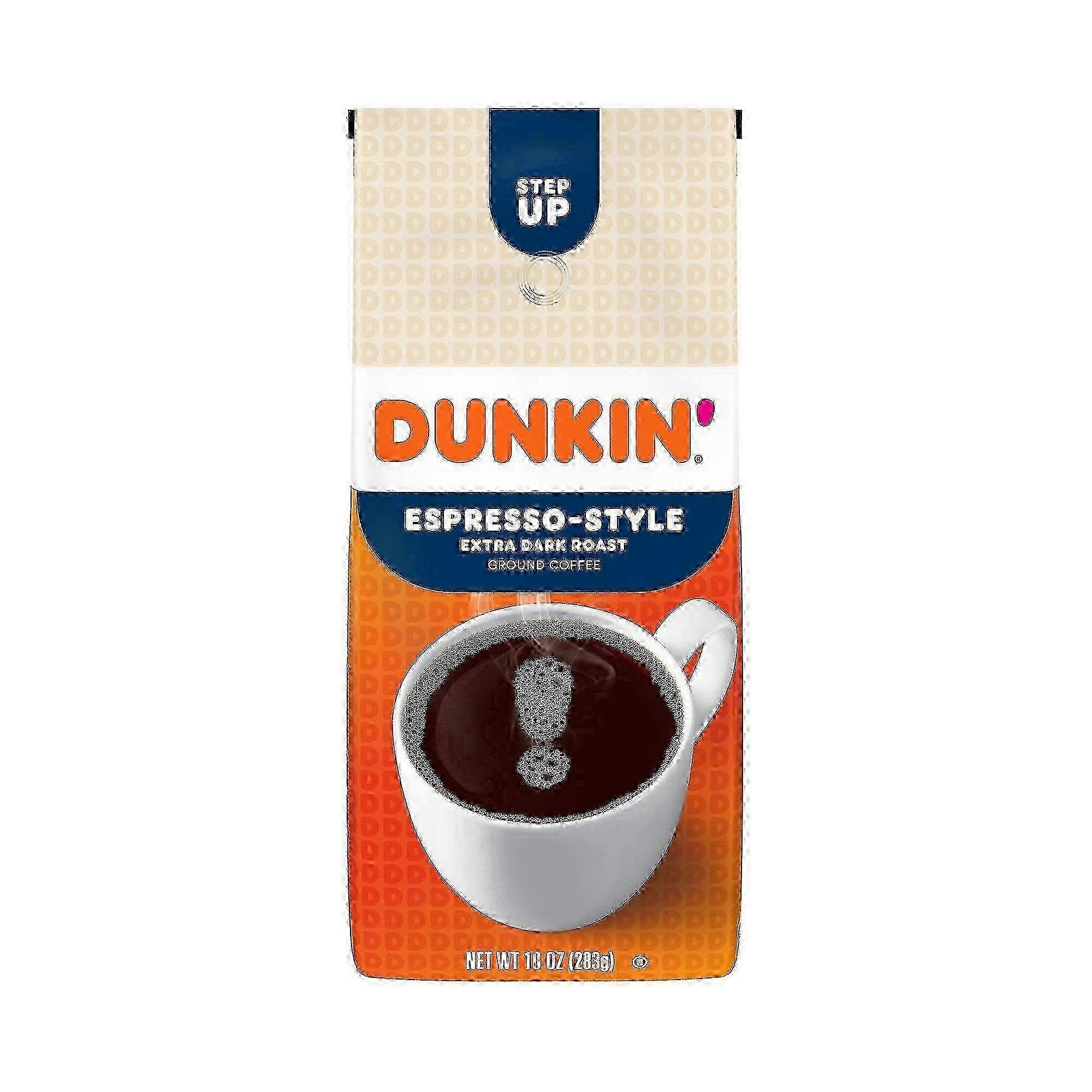 Dunkin' Donuts Espresso-style Extra Dark Roast Ground Coffee, 10 Oz