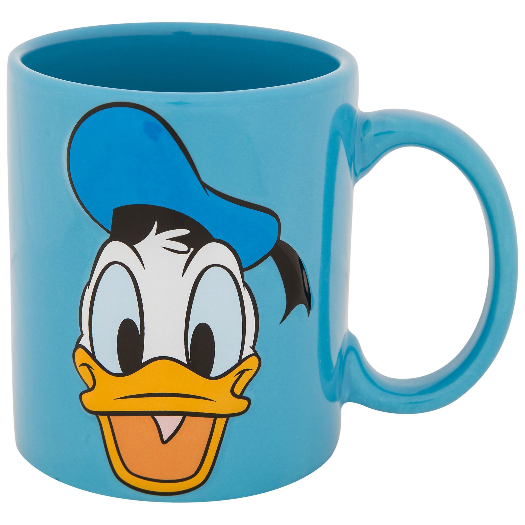 Cartoons Donald Duck Signature 11oz. Relief Mug Blue