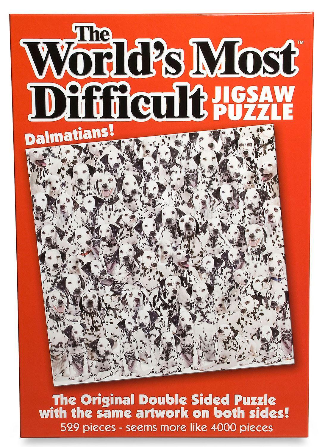 Paul Lamond Games World's Most Difficult Jigsaw Puzzle - Dalmatians (529 Pieces) - PLG6280 500 pieces