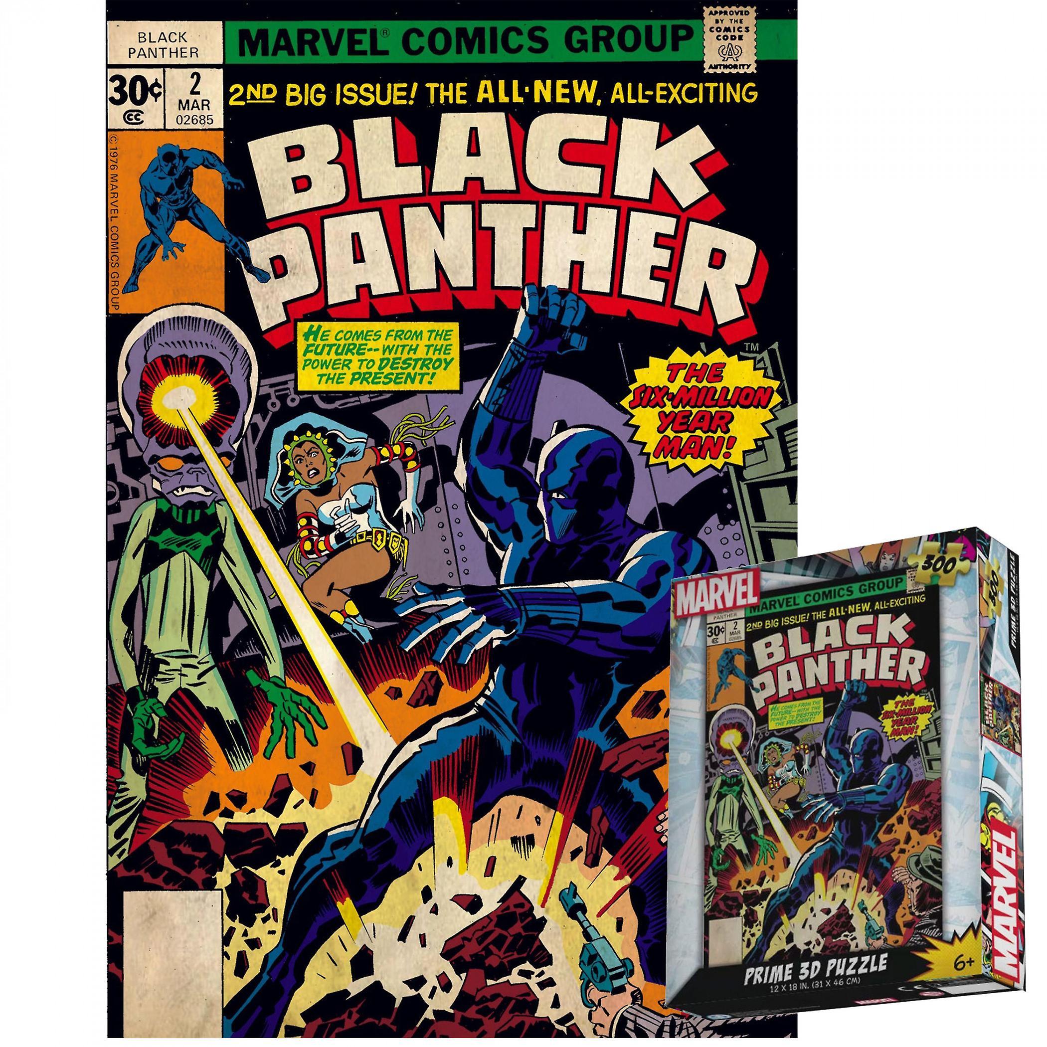 Marvel Black Panther #2 3D Lenticular 300pc Jigsaw Puzzle Multi-Color