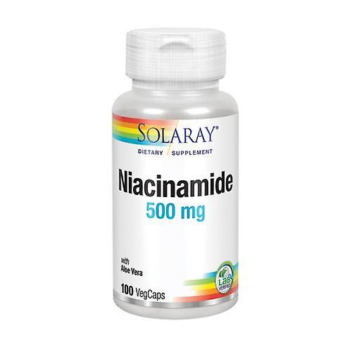 Solaray Niacinamide,500 mg ,100 Veg Caps (Pack of 1)