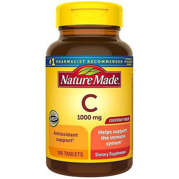 Nature Made Vitamin C 1000 Mg Tablets, 105 Count To Help Support The Immune System