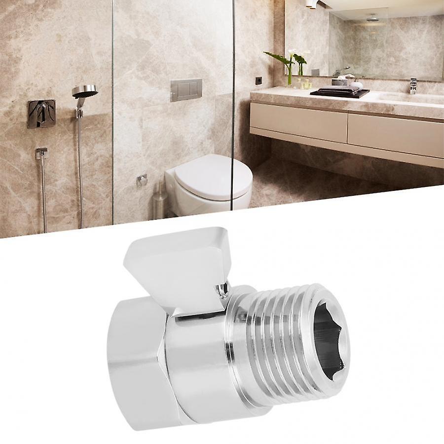 Slowmoose Shower Head Flow Control Shut Off Stop Valve For Water Saver