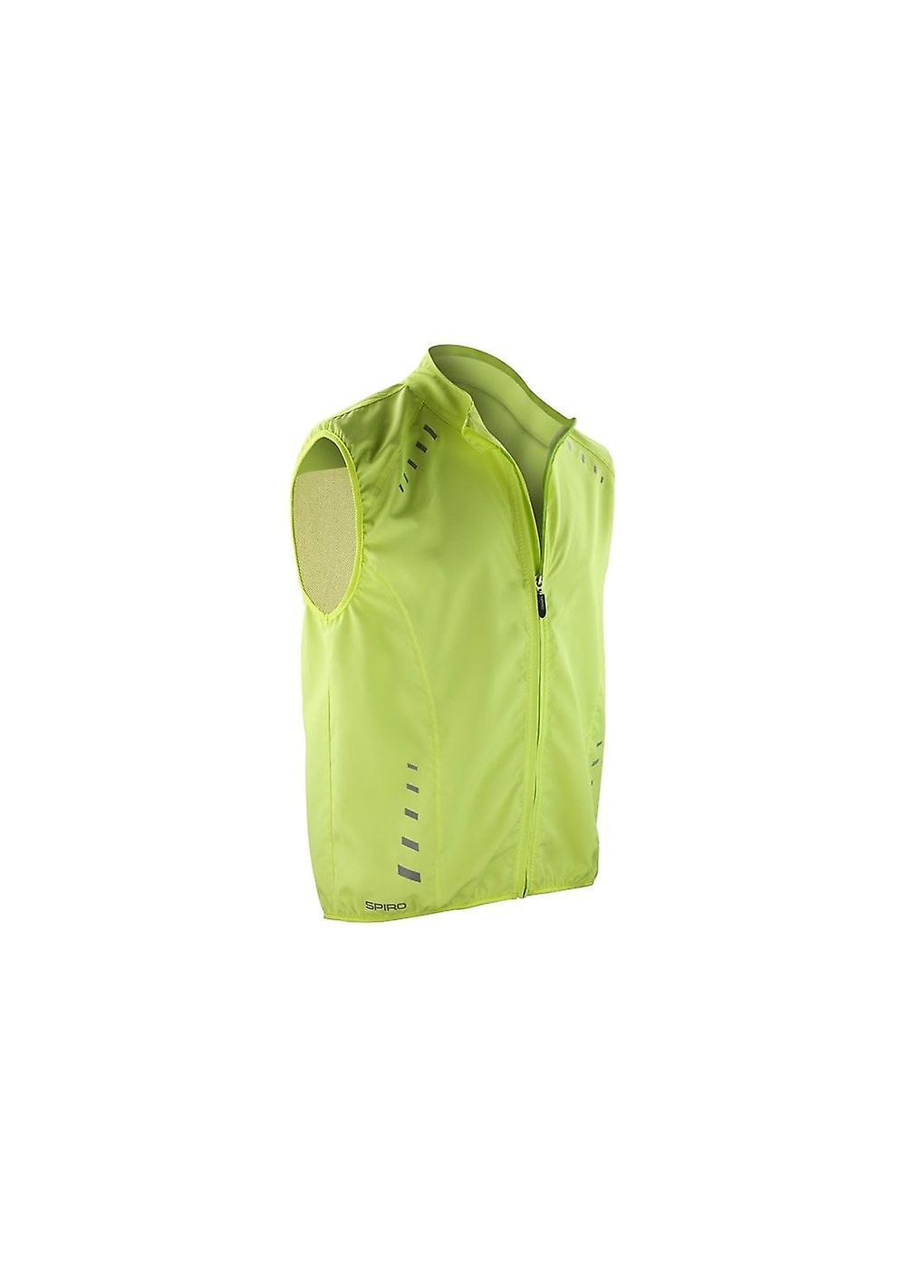 Men's Spiro Bikewear Crosslite Gilet S259X Neon Lime 2xl