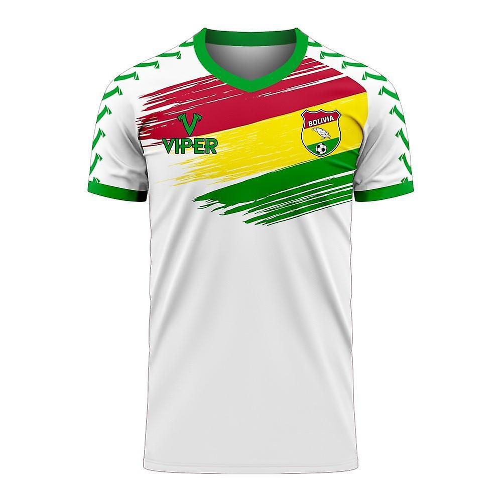 Viper Sportswear Bolivia 2024-2025 Away Concept Football Kit (Viper) White M