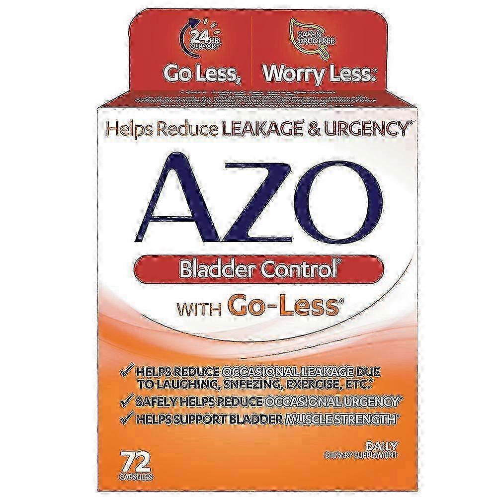 Azo Bladder Control Capsules With Go-less, 72 Ea