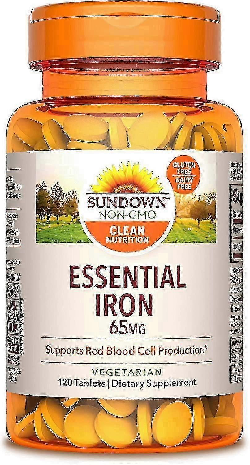 Sundown naturals, iron, 65 mg, tablets, 120 ea