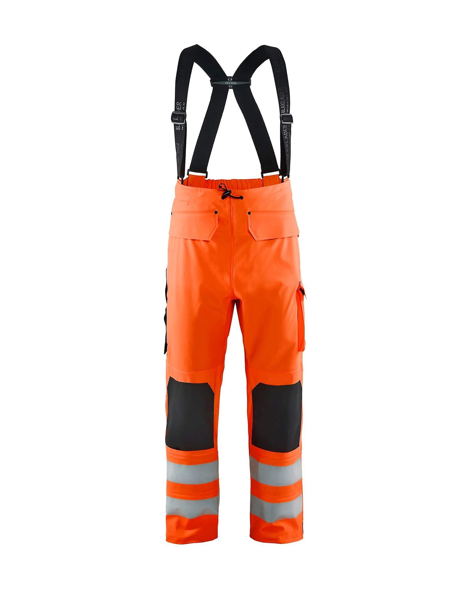 Blaklader 1302 hi-vis rain trousers - mens (13022003) Orange S